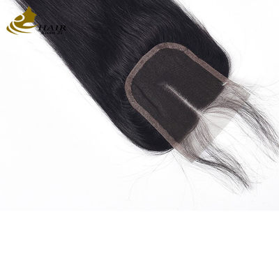Venta mejor calidad virgen brasileño 9A Remy cuerpo onda de encaje completo cierre frontal 4x4 cabello humano