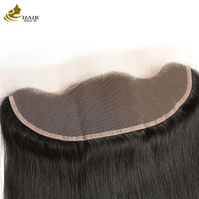 Mediano marrón 8x8 Cerradura de encaje y frontales para cabello humano recto