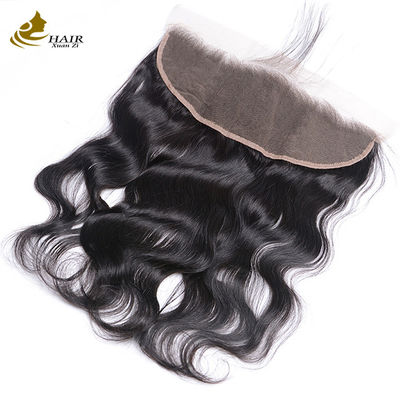13x4 Cabello humano frontal de encaje de cierre de la onda del cuerpo 1B