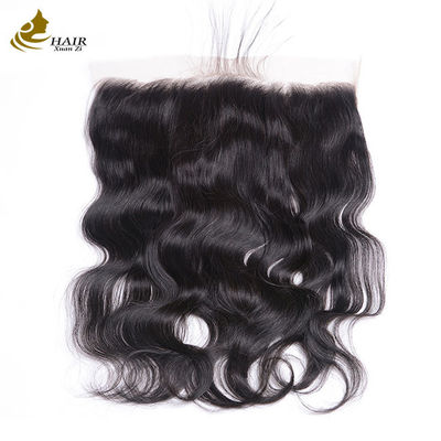 13x4 Cabello humano frontal de encaje de cierre de la onda del cuerpo 1B