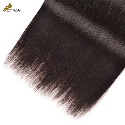 No procesado 3 paquetes de cabello virgen paquetes de pelo humano color natural con cierre