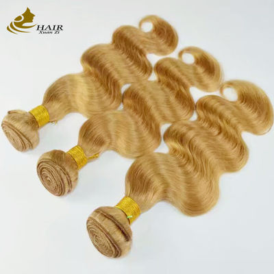 Brown Remy Ombre Extensiones de cabello humano Body Wave Bundles con cierre de encaje