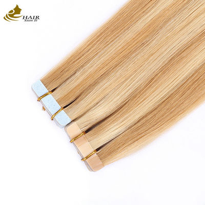 Extensiones de cabello humano ondulado de color amarillo