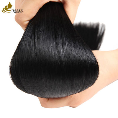 Cintas invisibles negras en las extensiones de cabello de un lado 100g de extensiones de cabello humano virgen