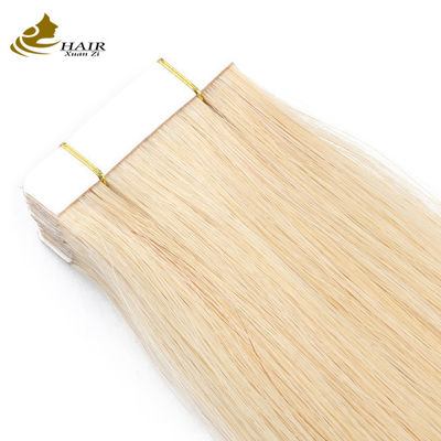 Mini cinta rubia en extensiones de cabello para el cabello indio crudo