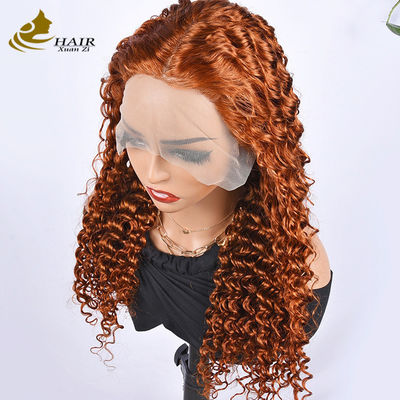 Perucas personalizadas para el cabello humano de Borgoña Afro Kinky estilo rizado