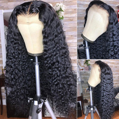 Frente encaje personalizado de cabello humano Pelucas realistas sin gorra