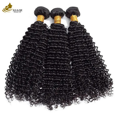 Texturas rizadas Afro Kinky Bundles Virgin Wavy Human Hair Bundles Tejido