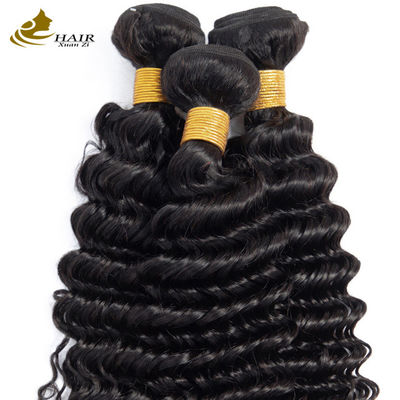 Black Kinky Virgen Cabello humano paquetes de suministros de belleza Tejido de cabello