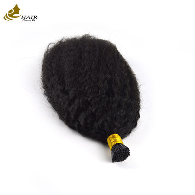 Extensiones de cabello de micro bucle plana preenvasada Pervertido cabello humano virgen recto