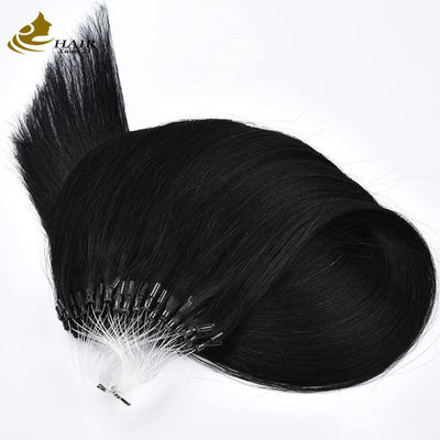 Extensiones de cabello humano nano pre-enlazadas rectas Extensiones de microrredes OEM