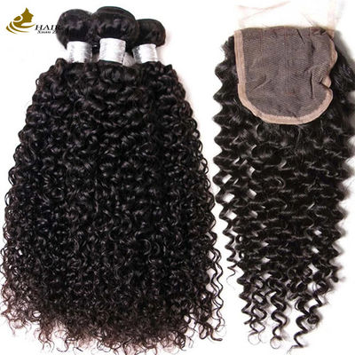 ODM Raw Cambodian Bundles Brasileño Kinky Curly Virgin Cabello con trenzas