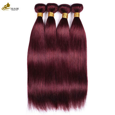 8 pulgadas-30 pulgadas 99j peluca borgoña cuerpo onda extensiones de cabello humano