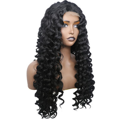 Sin pegamento personalizado de cabello humano Pelucas de rizos Kinky textura pre-recogida