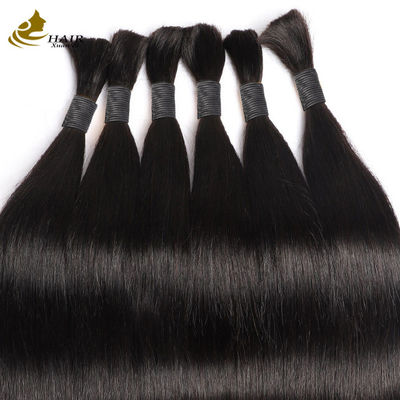 Venta al por mayor de cabello humano de trenza 100% virgen brasileño/malasia/indio/peruan en granel