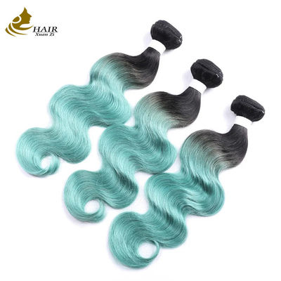 Venta directa de fábrica Cabello humano virgen vietnamita 1b/Bundle de cabello recto de color azul