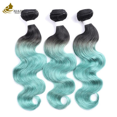 Venta directa de fábrica Cabello humano virgen vietnamita 1b/Bundle de cabello recto de color azul