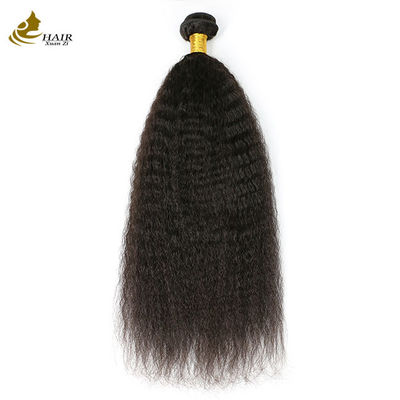 Tejido brasileño Yaki Cabello humano recto Kinky Restos rectos Restos gruesos