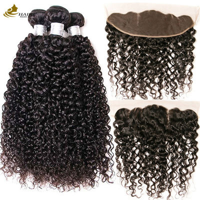 Venta al por mayor Remy Cabello Humano Pervertido Cabello rizado Muebles de tejido Cabello Humano Brasileño Barato