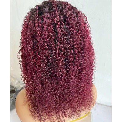 100% de cabello humano virgen peruano de la onda de agua de encaje Pelucas frontales