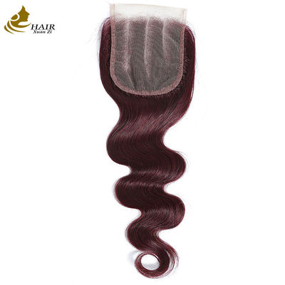 Virgen Ombre 99j Cuerpo onda de pelo humano Cerradura de encaje con pelo de bebé