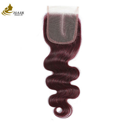 Virgen Ombre 99j Cuerpo onda de pelo humano Cerradura de encaje con pelo de bebé