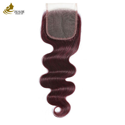 Virgen Ombre 99j Cuerpo onda de pelo humano Cerradura de encaje con pelo de bebé