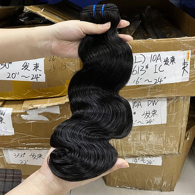 100% de cabello brasileño sin procesar Venta al por mayor de cabello humano virgen Body Wave