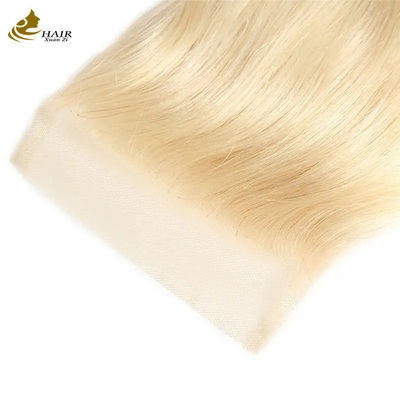 Cierre de encaje transparente delgado Cabello virgen humano 4X4 2X6 5X5 Cierre de encaje