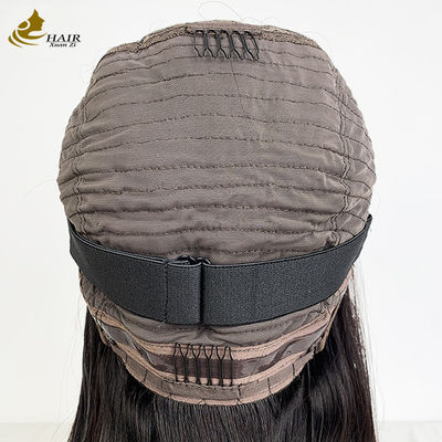 Cabello virgen brasileño de seda recta Top de encaje completo Pelucas de encaje para mujeres Cabello humano