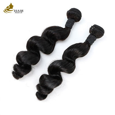 Cabello virgen de tejido de paquetes de cabello humano crudo sueltos de onda profunda paquetes