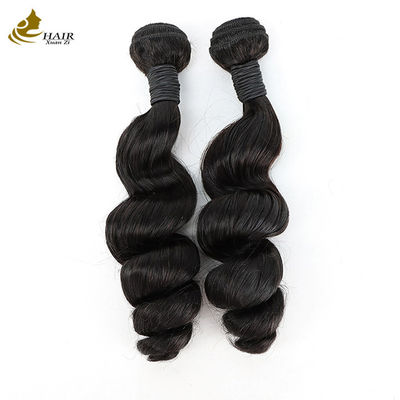 Cabello virgen de tejido de paquetes de cabello humano crudo sueltos de onda profunda paquetes