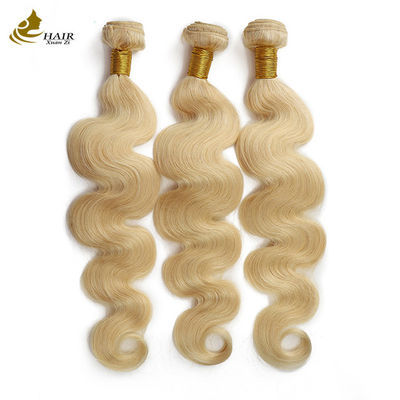 613 Indios cabello crudo precio bajo 613 Cuticle Cabello alineado 613 Blonde Hair Bundles