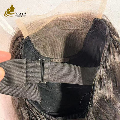 Top de seda con peluca de encaje transparente con peluca de encaje natural sin pegamento con peluca de encaje