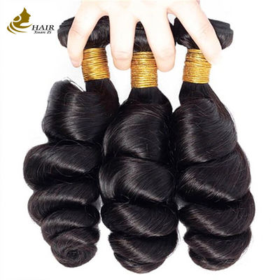 Cabello de grado 10A de cabello humano virgen con trama de onda suelta se puede teñir