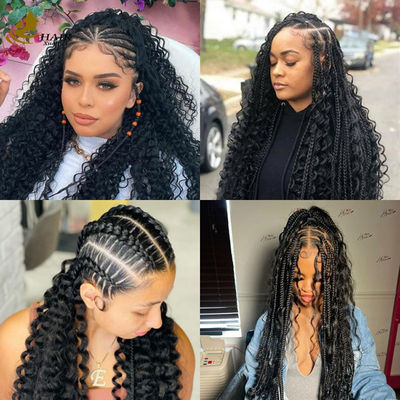 Color naranja rizado 100 cabello humano virgen 5*5 listo para ir sin pegamento Top de seda de encaje completo Peruca fácil de usar