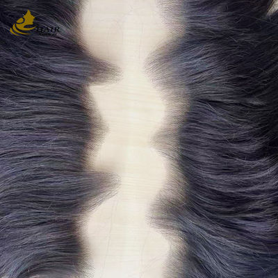 Línea de cabello en forma de M Cerradura de encaje de cabello humano personalizada