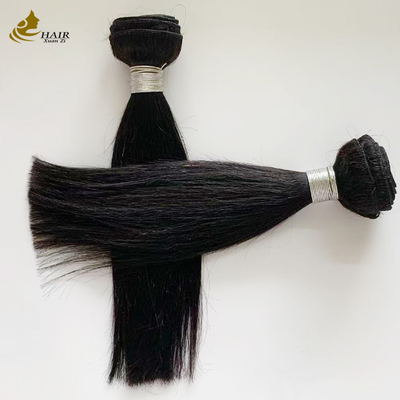 2 piezas de 10 pulgadas de pelo y HD 2 * 6 cierre de pelo cabello humano virgen natural negro recto tejido de cabello