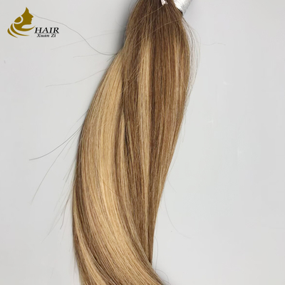 Extensiones de cabello humano I Tip, alineadas con cutícula, al por mayor