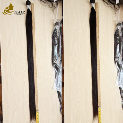 Paquetes de cabello humano virgen liso negro natural de 38 pulgadas y 40 pulgadas en venta