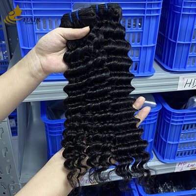 Wholesale High Quality Vietnamese Deep Wave Natural Black Virgin Human Hair
