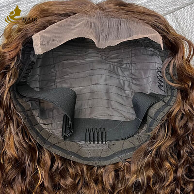 calidad Venta al por mayor sin pegamento Full hd encaje delantero peluca de cabello virgen indio pelucas de la cutícula cruda alineada de cabello virgen humano pelucas fábrica