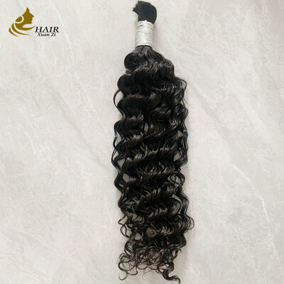 Natural Braiding Hair No Weft Raw Vietnamese Virgin Human Hair Bulk For Braiding
